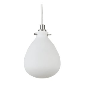 Diamant Ø10 Opaal Van Oriva - De lamp verspreidt een zacht en aangenaam licht dat een uitnodigende sfeer creëert en ideaal is voor het verlichten van zowel kleine als grote kamers.