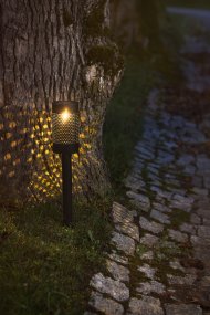 Blace Zwart solarlamp Van Star Trading - 
