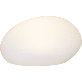 Globy 13cm Wit solarlamp Van Star Trading - Hij licht op in het donker met een warmwitte gloed en cre&euml;ert een gezellige sfeer.