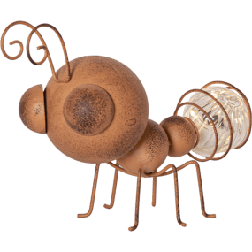 Oxida Roest solarlamp Van Star Trading - Plaats de verlichting op een plek waar de zon er goed bij kan.