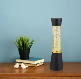 Sparkle Zwart kinderlamp Van Globo Lighting - Den mattsvarta designen i aluminium ramar in den klara glassk&auml;rmen, som sprider ljuset mjukt och skapar en behaglig atmosf&auml;r.