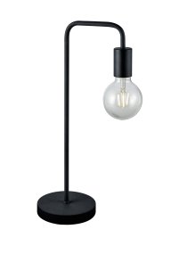 Diallo 50cm Zwart tafellamp Van Trio Lighting - Dankzij de moderne stijl kan het een kleine blikvanger zijn of gecombineerd worden met andere lampen, waardoor uw huis een gevoel van elegantie en warmte krijgt.