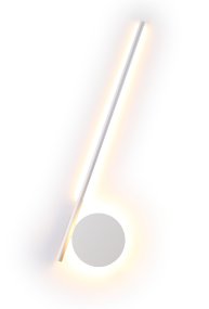 Pesaro LED 80cm Wit wandlamp Van Lampan - Dankzij het unieke en stijlvolle design is de Pesaro LED niet alleen een verlichtingsoplossing, maar ook een kunstwerk op zich.