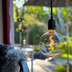 Deco bulb XL Vintage Van Lightson - Voor een optimale levensduur adviseren wij u de transformator niet met meer dan 85% van de maximale capaciteit te belasten.