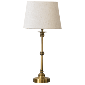 Axel Mini 50cm Antiek messing tafellamp Van Lampan - De lampvoet is gemaakt van metaal met een prachtige antieke messing afwerking, wat de lamp een warm en tijdloos karakter geeft.