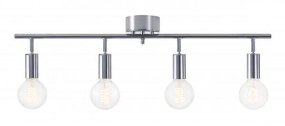 Aten 4 Zilver spot Van Lampan - Of u nu op zoek bent naar functionele verlichting voor in de keuken, woonkamer of hal, deze plafondspot biedt zowel stijl als effici&euml;ntie.