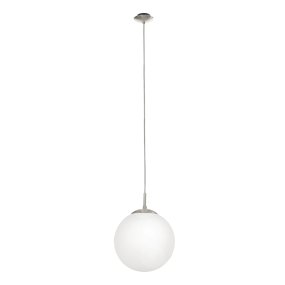 Rondo Ø25 Mat nikkel Van Eglo - Rondo is een stijlvolle hanglamp met een tijdloos design die in veel verschillende omgevingen past.