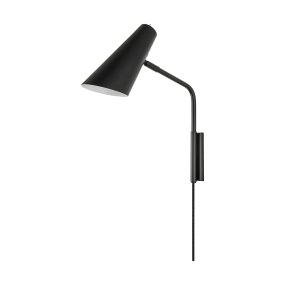Noa 38cm Zwart wandlamp Van Dyberg Larsen - Noa is een serie met een elegante en minimalistische uitstraling.