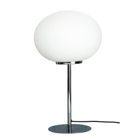 Queen 50cm Chroom tafellamp Van Dyberg Larsen - Queen is een elegante tafellamp van metaal met een chromen afwerking.