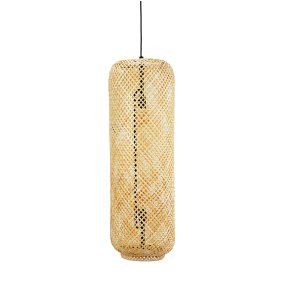 Boom Ø30 Natuur hanglamp Van Dyberg Larsen - Prachtige, handgevlochten hanglamp van bamboe in een natuurlijke kleur die een warm en uitnodigend licht verspreidt.