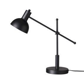 London 42cm Zwart bureaulamp Van Dyberg Larsen - De London bureaulamp heeft een klassiek en verfijnd design met een moderne twist.