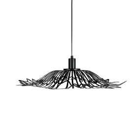 Flora Ø60 Matzwart hanglamp Van Dyberg Larsen - Finns i tv&aring; eleganta varianter: matt svart, med en industriell fransk k&auml;nsla, och p&auml;rlvitt, som kombinerar romantisk bohemstil med en minimalistisk touch.