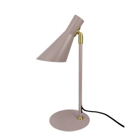 DL12 40cm Beige bureaulamp Van Dyberg Larsen - De DL12 tafellamp in zwart metaal is een stijlvolle en functionele lamp die perfect past op het bureau, in de woonkamer of slaapkamer.