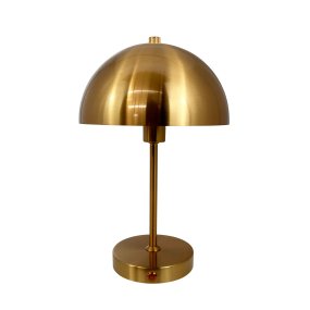 Stockholm 30cm Antiek messing Draagbare Van Dyberg Larsen - Met drie instelbare helderheidsniveaus &ndash; 100%, 50% en 25%: met één druk op de knop past u het licht eenvoudig aan uw wensen aan.