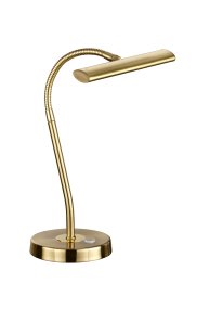 Curtis 42cm Messing bureaulamp Van Trio Lighting - 