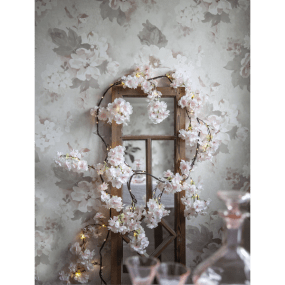 Lichtslinger Cherryflower Roze Van Star Trading - Een prachtige decoratie voor in huis, bijvoorbeeld voor op tafel.