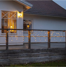 IJspegel Lichtsnoer Golden Warm White 24m Zwart Van Star Trading - Golden Warm White is een betaalbare basisserie met een grote keuze.