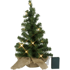 Toppy 45cm Groente Van Star Trading - Decoratieve tafelboom met 10 LED-lampjes die een mooi, warm wit licht geven.