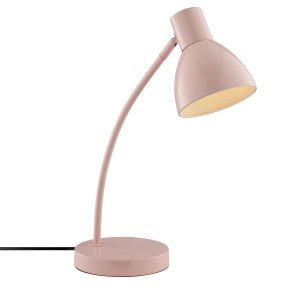 Jerry 43cm Roze bureaulamp Van Brilliant - Jerry is een praktische en tijdloze bureaulamp, volledig gemaakt van gelakt metaal in de kleur roze.