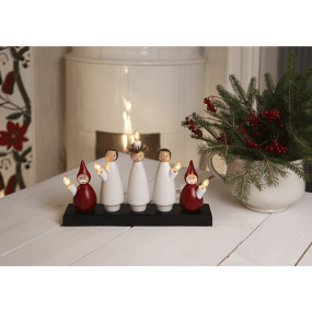 Lucia Choir Multifunctioneel Van Star Trading - De kandelaar is met de hand gemerkt, waardoor er verschillen en markeringen kunnen ontstaan die niet te vermijden zijn.