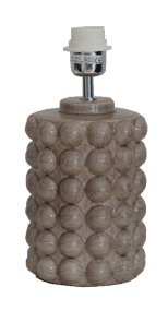 Bubbles 30cm Grijs lampenvoet Van Hallbergs - Bubbles is een moderne lampenvoet van keramiek.