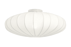 Mamsell Ø55 Wit plafondlamp Van Aneta Lighting - Mamsell is een stijlvolle plafondlamp die met zijn zachte vorm bijvoorbeeld goed in slaapkamers past.