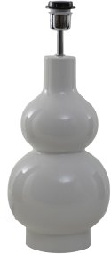 Verdi 50cm Vit lampenvoet Van Hallbergs - Verdi &auml;r en dekorativ lampfot i keramik med en blank vit finish som ger ett stilrent och elegant uttryck.