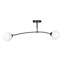 Pregos 60cm Zwart plafondlamp Van Emibig Lighting - Ze zijn het meest opvallend boven een tafel of kookeiland, waardoor de kamer een unieke sfeer krijgt.