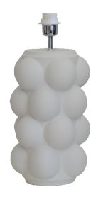 Bubbles 47cm Wit lampenvoet Van Hallbergs - Bubbles is een moderne lampenvoet van keramiek.
