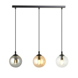 Cosmo 70cm Veelkleurig hanglamp Van Emibig Lighting - De minimalistische stijl past bij de laatste trends, maar behoudt toch een tijdloze elegantie.