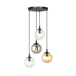 Cosmo Premium Ø40 Veelkleurig hanglamp Van Emibig Lighting - De minimalistische stijl past bij de laatste trends, maar behoudt toch een tijdloze elegantie.