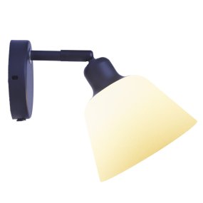 Carpenter Wit leeslamp Van Halo Design - Carpenter is een stijlvolle wandlamp, gemaakt van metaal en glas.