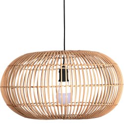 Bali Ø48 Natuur Van Searchlight - Deze ronde Bali lampenkap is perfect voor een moderne woonkamer of slaapkamer.