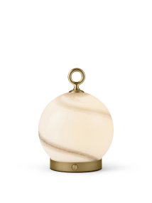 Stockholm 20cm Grijs Draagbare Van Halo Design - Het apparaat heeft een IP44-classificatie en kan zowel binnen als buiten worden gebruikt (maar moet wel binnen worden opgeborgen en opgeladen).