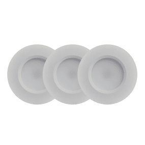 QB-307 Downlight 2700K 3 Stuks Wit Van Designlight - QB-307MW is een complete set van 3 downlights voor het verlichten van werkbanken, kasten en schappen.