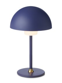 Moon Light 27cm Blauw Draagbare Van Halo Design - Dankzij het ge&iuml;ntegreerde touchpaneel aan de bovenkant kun je hem eenvoudig in- en uitschakelen en de helderheid in drie stappen aanpassen.
