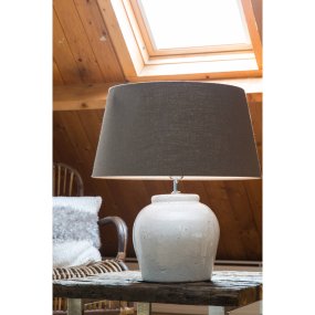 Etna 40cm Wit lampenvoet Van Light & Living - 