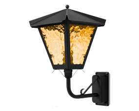 Gustav upp Zwart buitenlamp Van Westal - U kunt kiezen uit een naar boven of naar beneden gerichte lantaarn met een gelakte en roestbestendige afwerking of in prachtig geoxideerd koper.