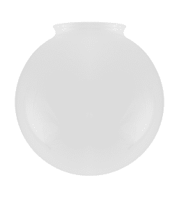 Globe Glass Shade 100/200 Wit Van Karlskrona lampfabrik - Gesloten witte koepels werden voor het eerst gebruikelijk in de jaren twintig.
