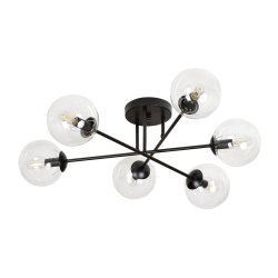 Brendi Ø75 Transparant plafondlamp Van Emibig Lighting - Brendi biedt plafondlampen die perfect passen bij zowel moderne als meer traditionele interieurs.