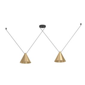 Narices 173cm Goud hanglamp Van Eglo - Geef uw huis een moderne touch met deze stijlvolle plafondlamp die functionaliteit en design combineert.