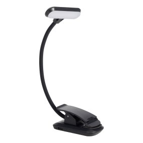 Yamenzi Zwart Van Eglo - Yamenzi is een praktische en flexibele LED-lamp met een klem waarmee je hem gemakkelijk op bijvoorbeeld een bureau, hoofdbord of plank kunt plaatsen.