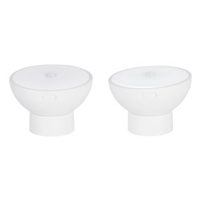 Eidani 2 Stuks Wit Van Eglo - In de AAN-stand brandt de lamp continu, terwijl de bewegingssensor alleen wordt geactiveerd wanneer de aan/uit-schakelaar in de AUTO-stand staat.
