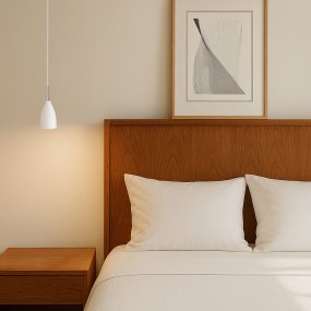 Anemon Ø7 Mat wit Van Belid - De hanglamp geeft een uitnodigend en warm licht, gecombineerd met een expressief ontwerp dat extra karakter toevoegt aan het interieur van uw woning.