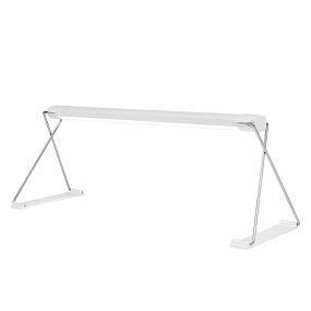 Plantlamp Garden Light Stand Wit Van Ledvance - Je plaatst je planten er eenvoudig onder en voorziet ze van een speciaal ontwikkeld LED-spectrum van witte en rode LED's die bij de meeste planten de fotosynthese bevorderen en de groei ervan bevorderen.
