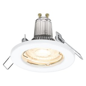 Recess Set Incl. GU10 3x2W Wit Van Ledvance - Ze worden aangesloten op de meegeleverde GU10-fitting met snoer in het plafond (meegeleverd) en vervolgens zoals gebruikelijk op het lichtnet aangesloten.
