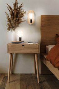 Wood 30cm Natuur wandlamp Van Ledvance - Hier zorgt de lamp niet alleen voor sfeervolle verlichting, maar is hij ook een stijlvol detail in het interieur.