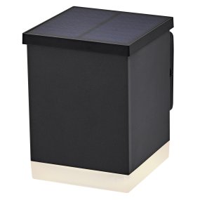 Quadro Donkergrijs solarlamp Van Ledvance - Dankzij de IP65-classificatie is het apparaat weerbestendig en dus ideaal voor entrees, garages en looppaden.