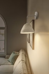 Camel Bell 22cm Wit wandlamp Van Ledvance - Camel Bell is een prachtige wandlamp gemaakt van papier-maché.