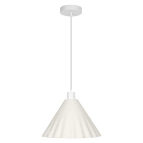Pulp Ø30 Wit hanglamp Van Ledvance - Pulp is een prachtige hanger van papier-maché.